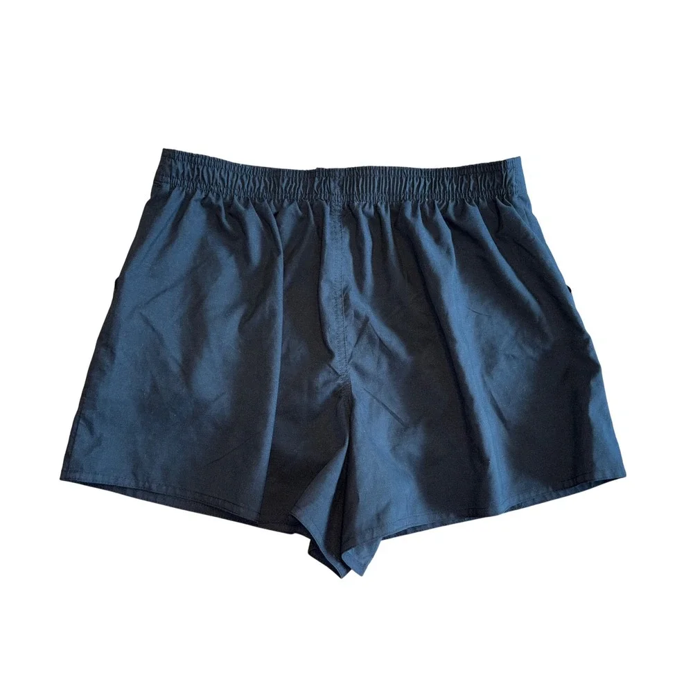 Le Cove Swim Shorts Elastic Waist Pockets‎ Quick Dry Black Womens Size